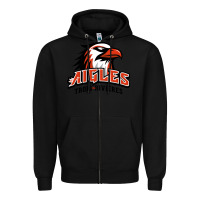 Black trois rivières aigles Zipper Hoodie - linhVisuals