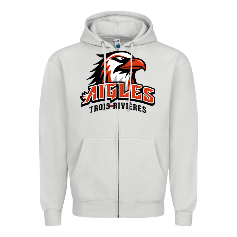 Trois Rivières Aigles Zipper Hoodie by linhVisuals | Teevron