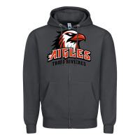 Smoke trois rivières aigles Zipper Hoodie - linhVisuals
