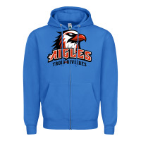 True Royal trois rivières aigles Zipper Hoodie - linhVisuals