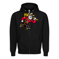 Black vancouver canadians Zipper Hoodie - linhVisuals