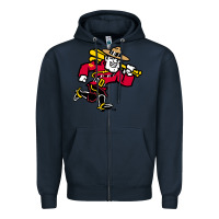 Navy vancouver canadians Zipper Hoodie - linhVisuals