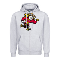 Heather Grey vancouver canadians Zipper Hoodie - linhVisuals