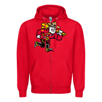Red vancouver canadians Zipper Hoodie - linhVisuals