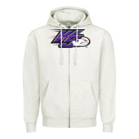 Oatmeal Heather winston salem dash Zipper Hoodie - linhVisuals