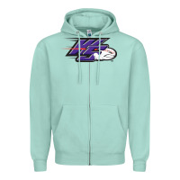 Seafoam winston salem dash Zipper Hoodie - linhVisuals
