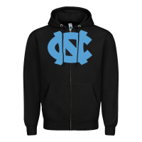 Black North Carolina Tar Heels Zipper Hoodie - linhVisuals