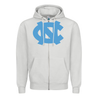 Dove Grey North Carolina Tar Heels Zipper Hoodie - linhVisuals
