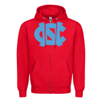 Red North Carolina Tar Heels Zipper Hoodie - linhVisuals