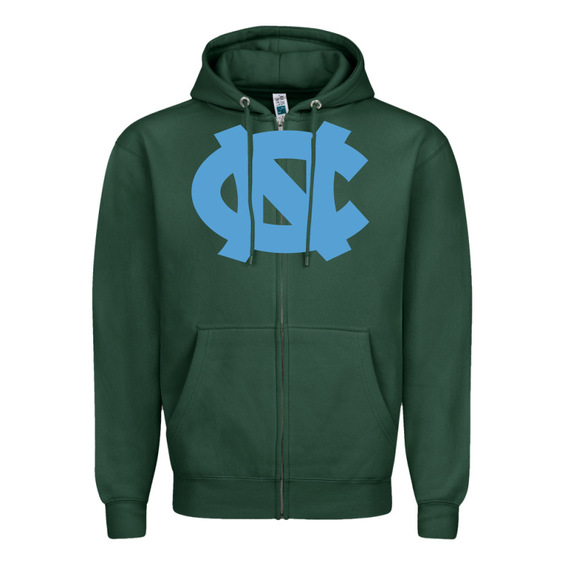 North Carolina Tar Heels Zipper Hoodie by linhVisuals | Teevron
