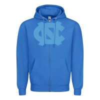 True Royal North Carolina Tar Heels Zipper Hoodie - linhVisuals
