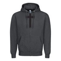 Smoke Cross Zipper Hoodie - linhVisuals