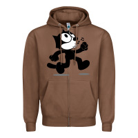 Chestnut felix the black cat music Zipper Hoodie - linhVisuals