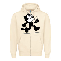 Sandshell felix the black cat music Zipper Hoodie - linhVisuals