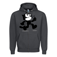 Smoke felix the black cat music Zipper Hoodie - linhVisuals