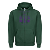 Sports Green nonnatus house  blue ink Zipper Hoodie - linhVisuals