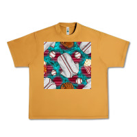 Peanut Butter baseball  uniform with turquoise gemstone seamless pattern Urban Heavy Tee - BundleAndBundleShop