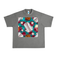 Tornado baseball  uniform with turquoise gemstone seamless pattern Urban Heavy Tee - BundleAndBundleShop