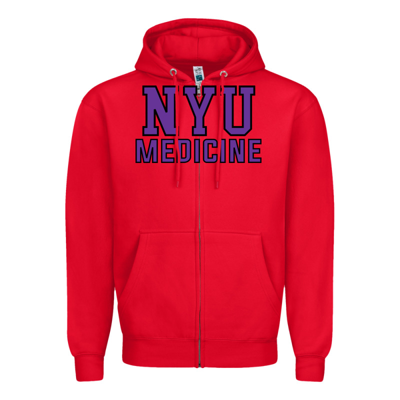 Nyu Medicine Zipper Hoodie by linhVisuals | Teevron