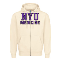 Sandshell nyu medicine Zipper Hoodie - linhVisuals