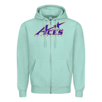 Seafoam evansville purple aces Zipper Hoodie - linhVisuals