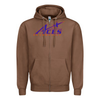 Chestnut evansville purple aces Zipper Hoodie - linhVisuals