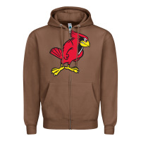 Chestnut illinois state redbirds Zipper Hoodie - linhVisuals