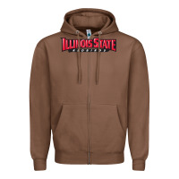 Chestnut illinois state redbirds Zipper Hoodie - linhVisuals