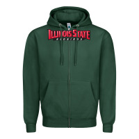 Sports Green illinois state redbirds Zipper Hoodie - linhVisuals