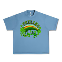 Pebble Blue Feeling lucky with rainbow Urban Heavy Tee - RanaPortraitStore