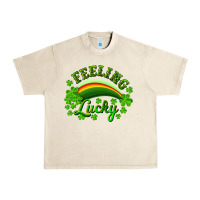 Sandshell Feeling lucky with rainbow Urban Heavy Tee - RanaPortraitStore