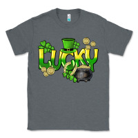 Charcoal Heather Lucky St. Patrick's Day Classic Tee - HowdyJamesFarm