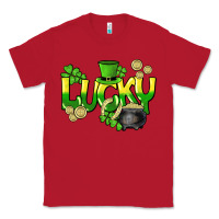 Red Lucky St. Patrick's Day Classic Tee - HowdyJamesFarm