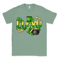 Sage Lucky St. Patrick's Day Classic Tee - HowdyJamesFarm