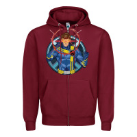 Burgundy cyclops 2 Zipper Hoodie - linhVisuals
