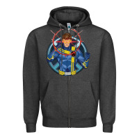 Charcoal Heather cyclops 2 Zipper Hoodie - linhVisuals