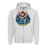 Dove Grey cyclops 2 Zipper Hoodie - linhVisuals