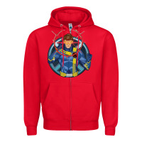 Red cyclops 2 Zipper Hoodie - linhVisuals