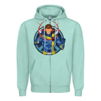 Seafoam cyclops 2 Zipper Hoodie - linhVisuals