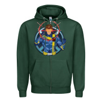 Sports Green cyclops 2 Zipper Hoodie - linhVisuals