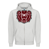 Dove Grey missouri state bears Zipper Hoodie - linhVisuals