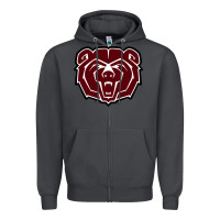 Smoke missouri state bears Zipper Hoodie - linhVisuals