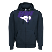 Navy northern iowa panthers Zipper Hoodie - linhVisuals