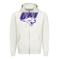 Oatmeal Heather northern iowa panthers Zipper Hoodie - linhVisuals