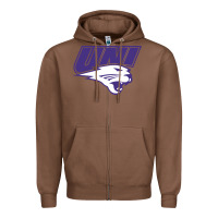 Chestnut northern iowa panthers Zipper Hoodie - linhVisuals