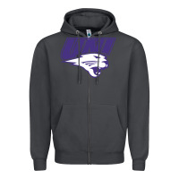 Smoke northern iowa panthers Zipper Hoodie - linhVisuals