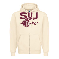 Sandshell southern illinois salukis Zipper Hoodie - linhVisuals