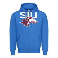 True Royal southern illinois salukis Zipper Hoodie - linhVisuals