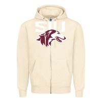 Sandshell southern illinois salukis Zipper Hoodie - linhVisuals
