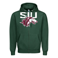 Sports Green southern illinois salukis Zipper Hoodie - linhVisuals